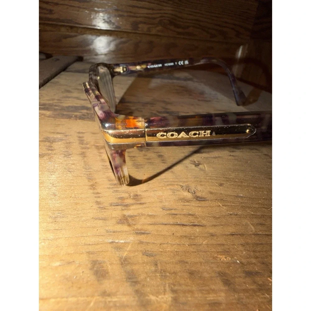 COACH HC 6065 5287 (CONFETTI LIGHT BROWN) AUTHENTIC EYEGLASSES 51-17 FRAMES ONLY